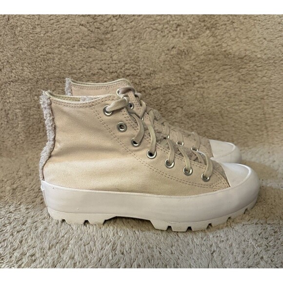 Converse Chuck Taylor All Star Lugged Hi Platform Rose Shoes Women’s Size 8 - Picture 1 of 10